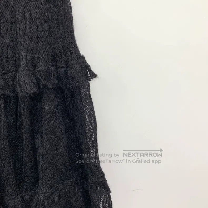 Dior Dior Black mulberry silk lace lace knitted skirt Size 25" / US 0 / IT 36 - 4 Thumbnail