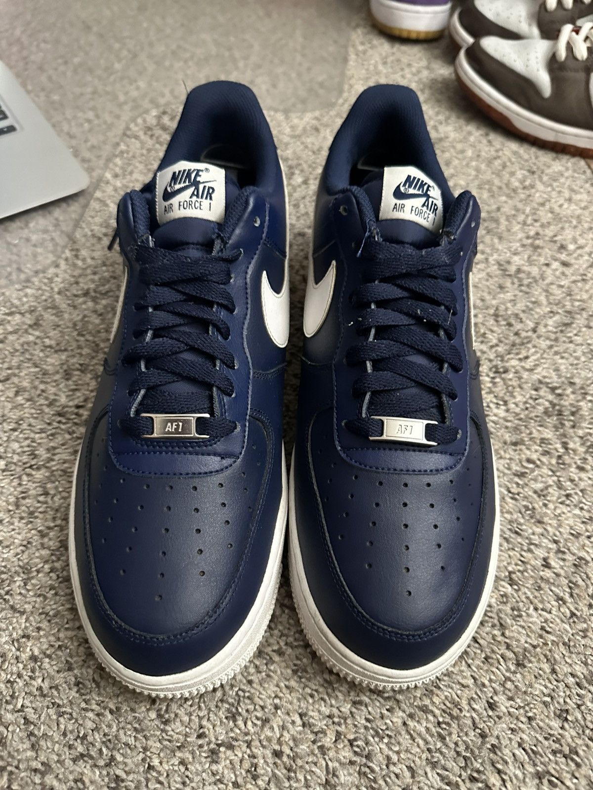 Nike Nike air force 1 obsidian blue white navy - size 11 Size US 11 / EU 44 - 5 Thumbnail