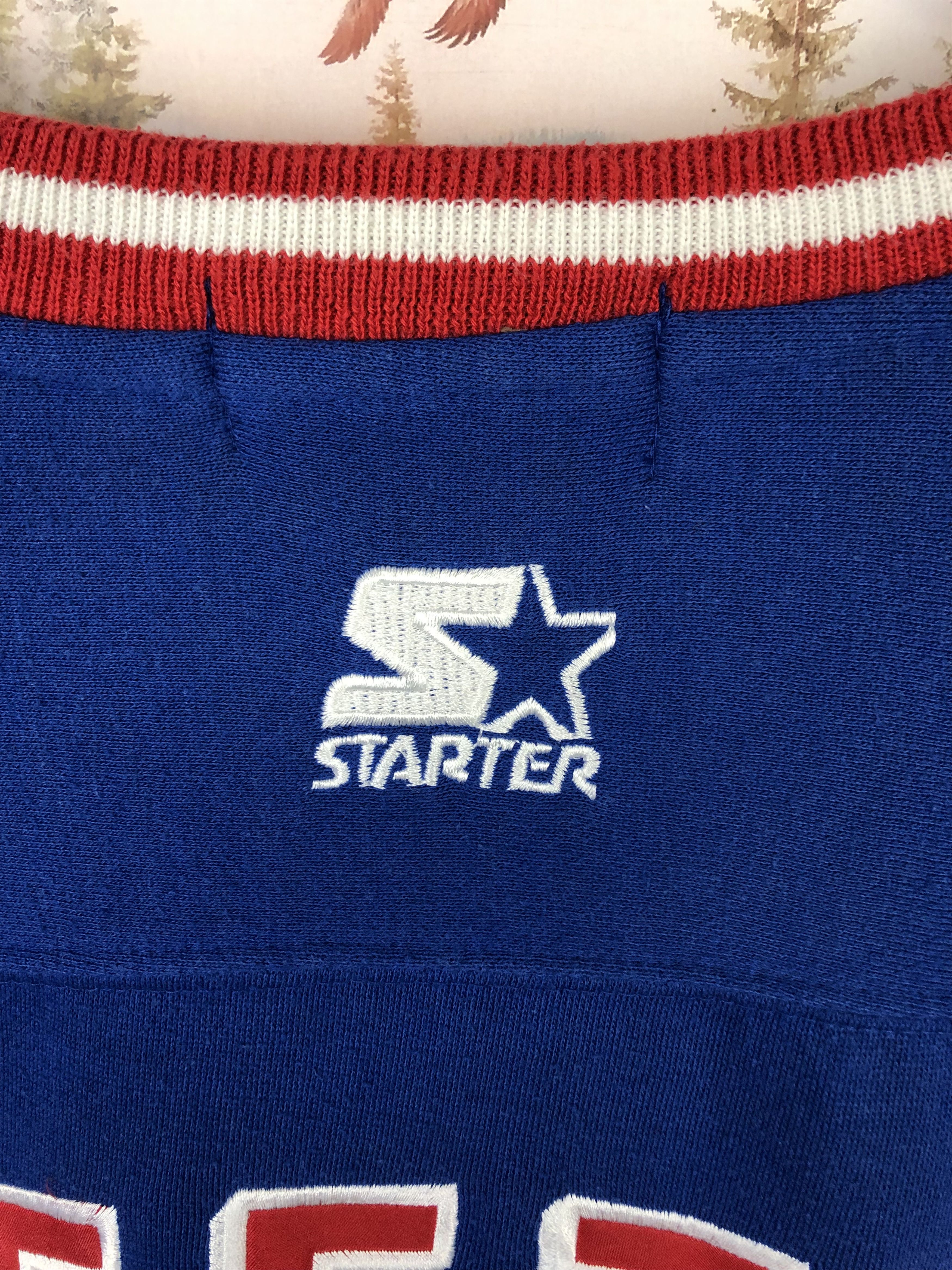 Starter Vintage Stanley Cup Brian Leetch New York Rangers Sweatshirt Size US XL / EU 56 / 4 - 3 Thumbnail