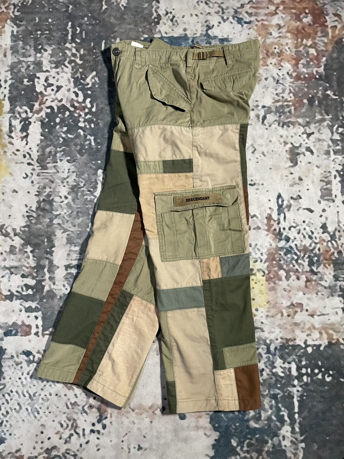 Descendant Rare!!! Descendant Cargo Patchwork Camo Pants Size US 32 / EU 48 - 3 Thumbnail