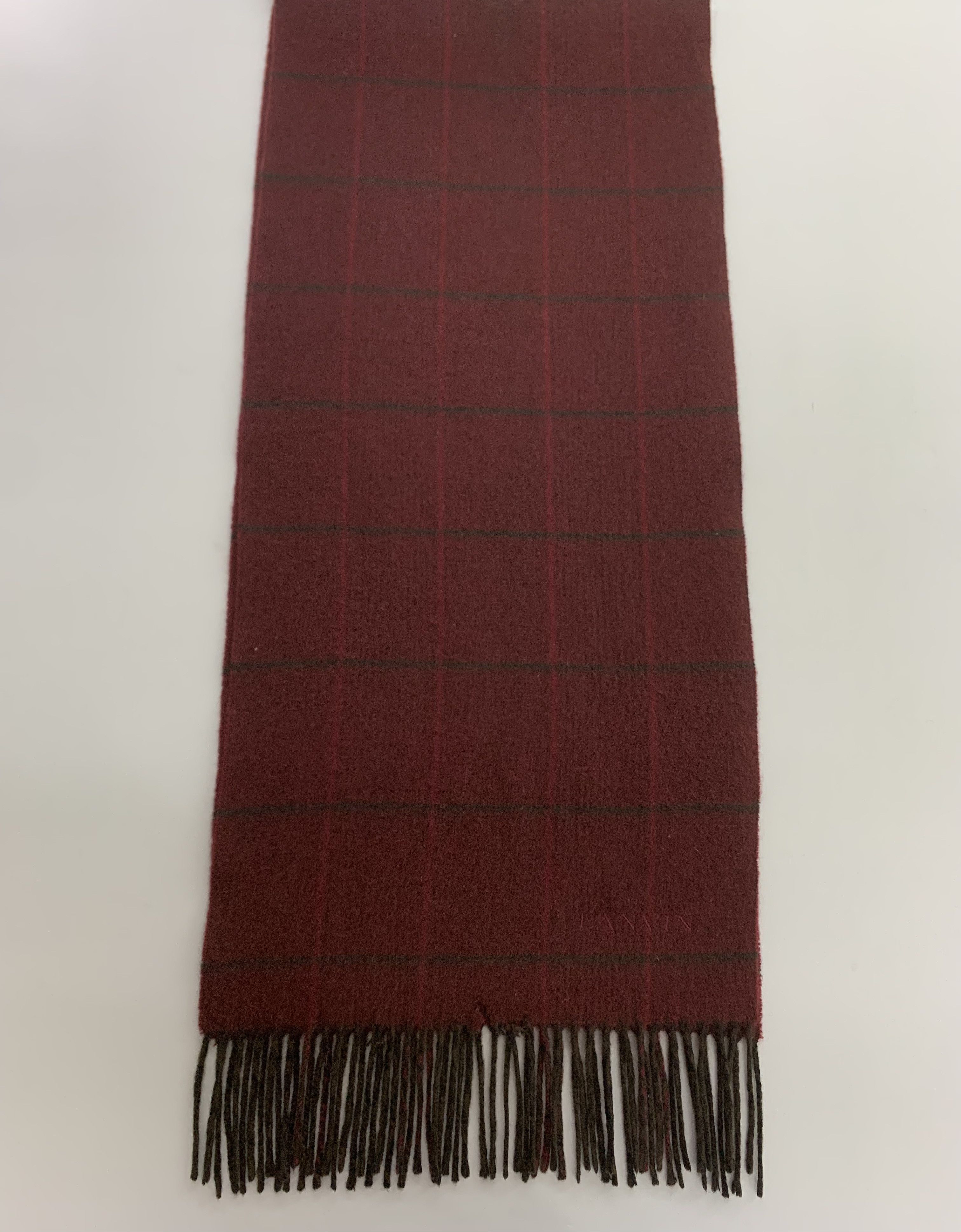 Lanvin Lanvin Scarf Wool Muffler Neck Wrap BL1071 Size ONE SIZE - 2 Thumbnail