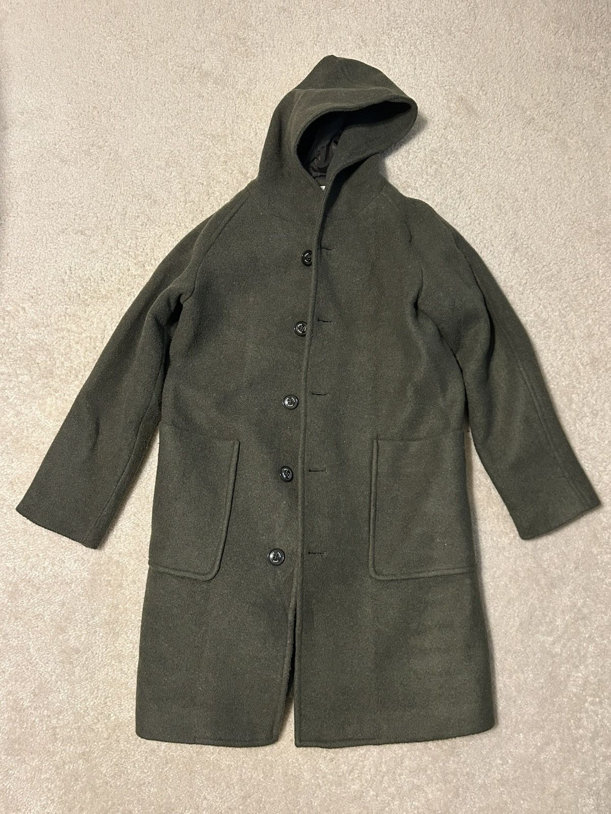 If Six Was Nine Vintage COEN Japanese Wool Trench Coat With Hoodie Size US M / EU 48-50 / 2 - 1 Thumbnail