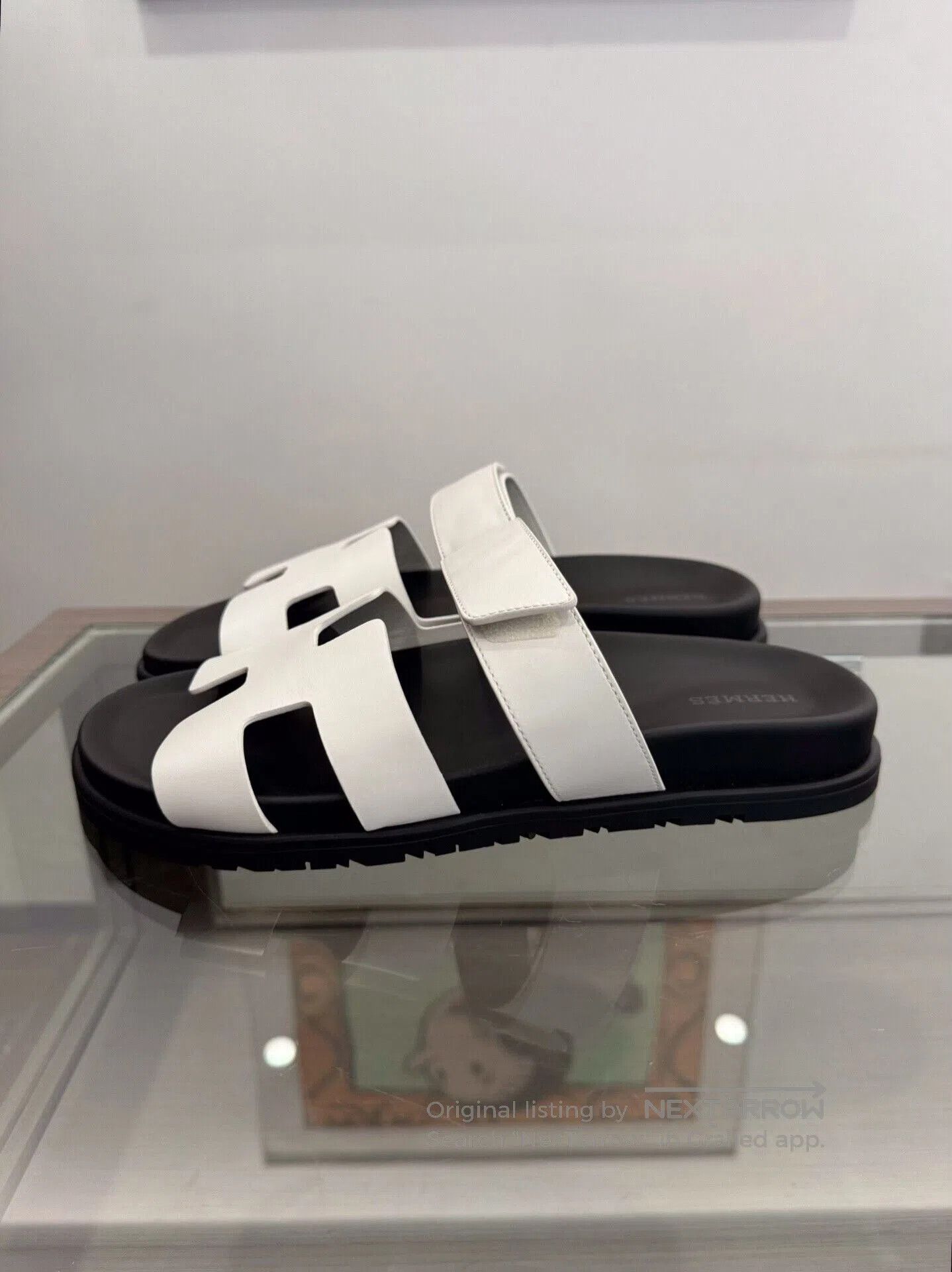 Hermes Hermes Chypre H Logo Slide Sandals. Size US 7 / EU 40 - 4 Thumbnail