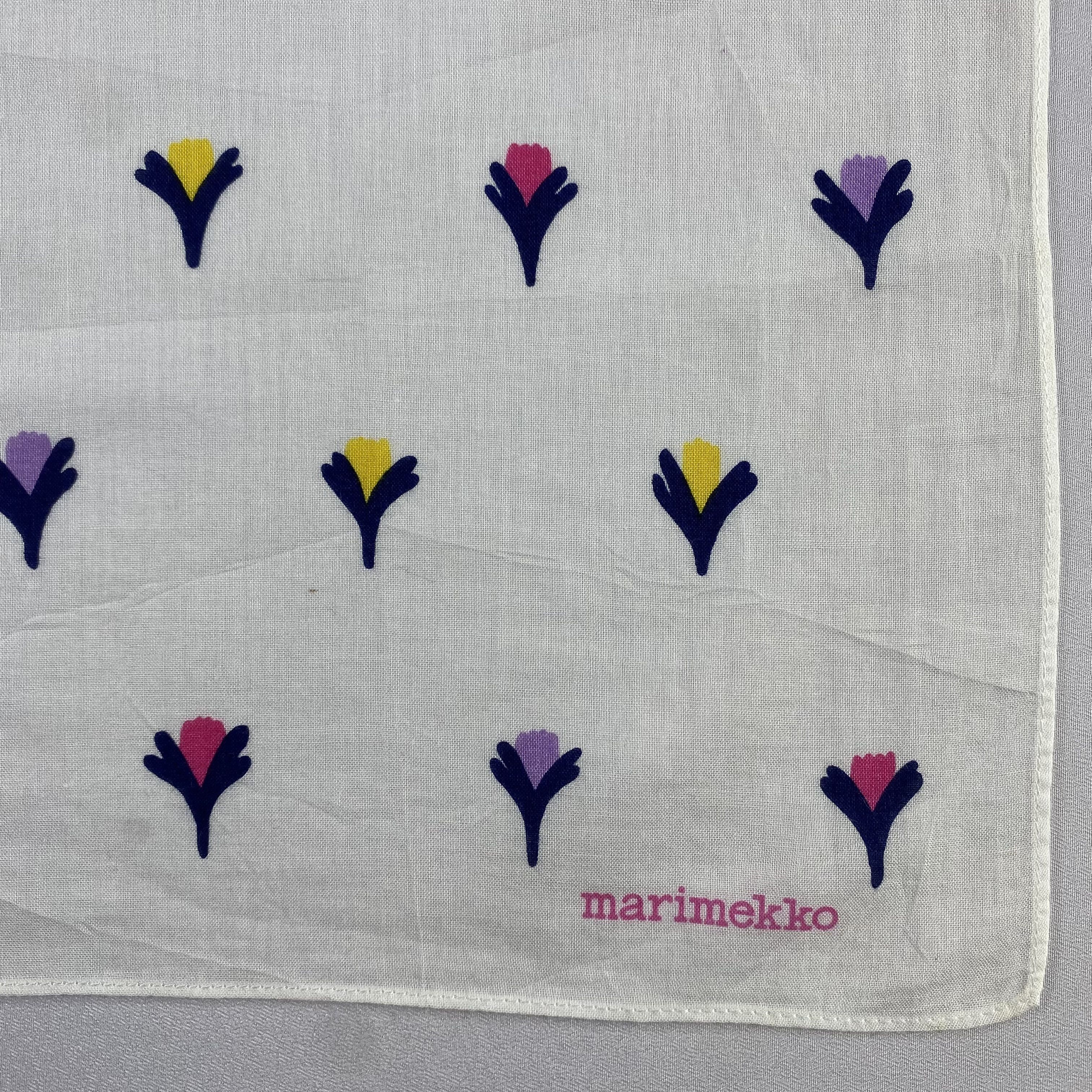 Marimekko × Vintage Marimekko Handkerchief / Neckerchief / Bandana-P1074 Size ONE SIZE - 3 Thumbnail