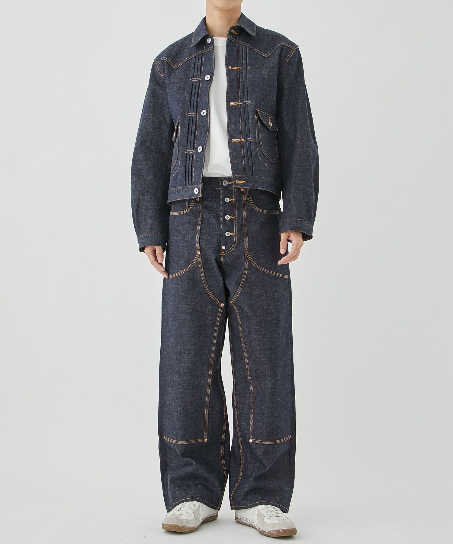 Other Sugarhill CLASSIC DOUBLE KNEE DENIM PANTS Size US 30 / EU 46 - 5 Thumbnail
