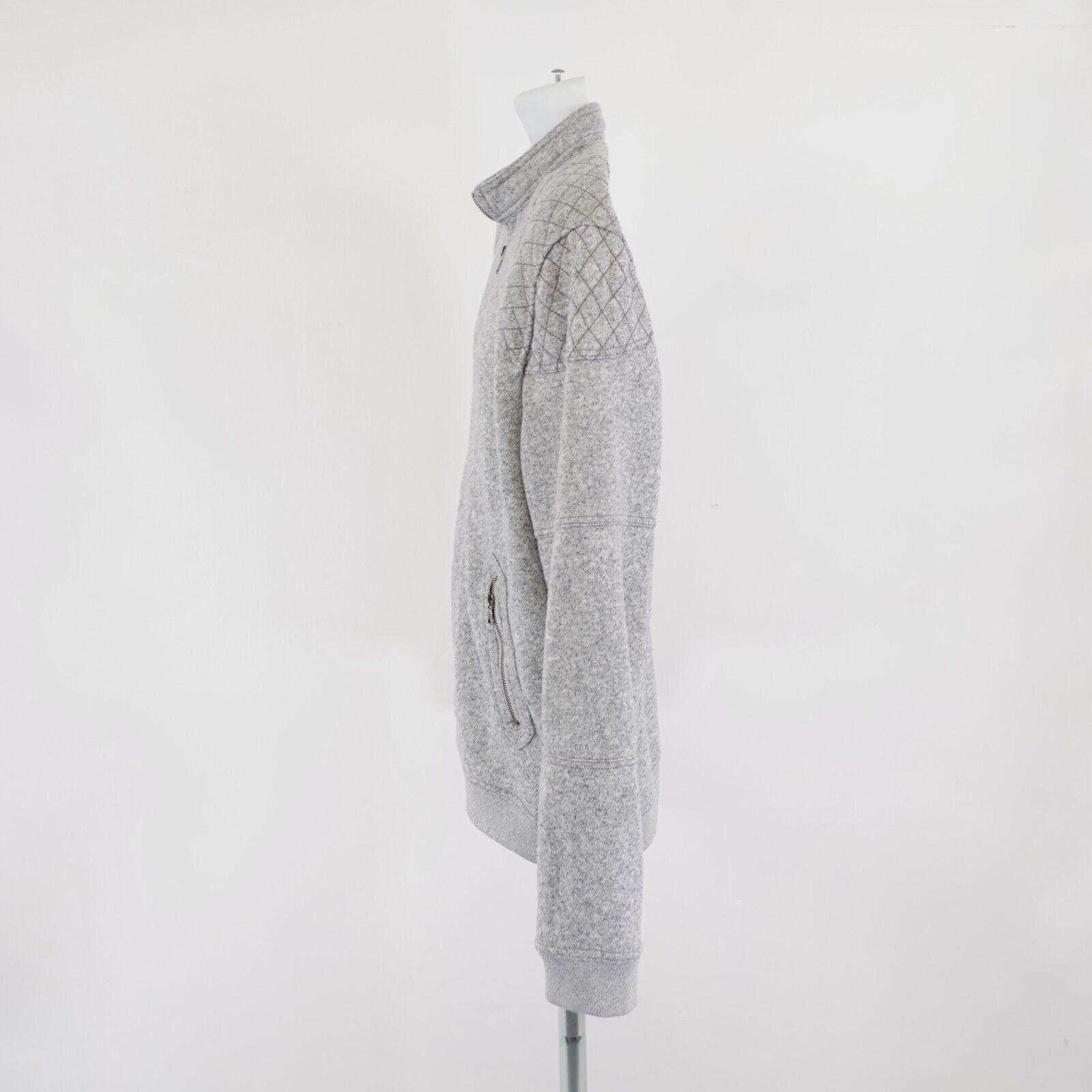 Rock & Republic Rock & Republic Gray Full Zip Sweater Jacket XL Cotton Desig Size US XL / EU 56 / 4 - 7 Thumbnail