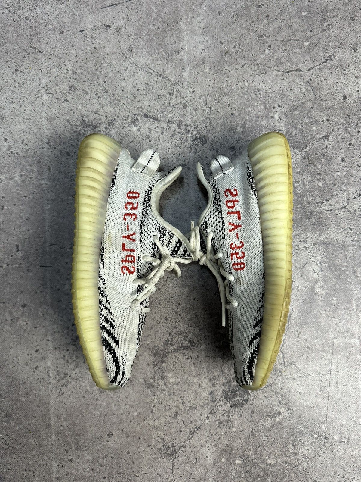 Adidas × Vintage × Yeezy Vintage Adidas Yeezy 350 V2 Zebra Y2K Archival Kanye West Size US 7 / EU 40 - 5 Thumbnail