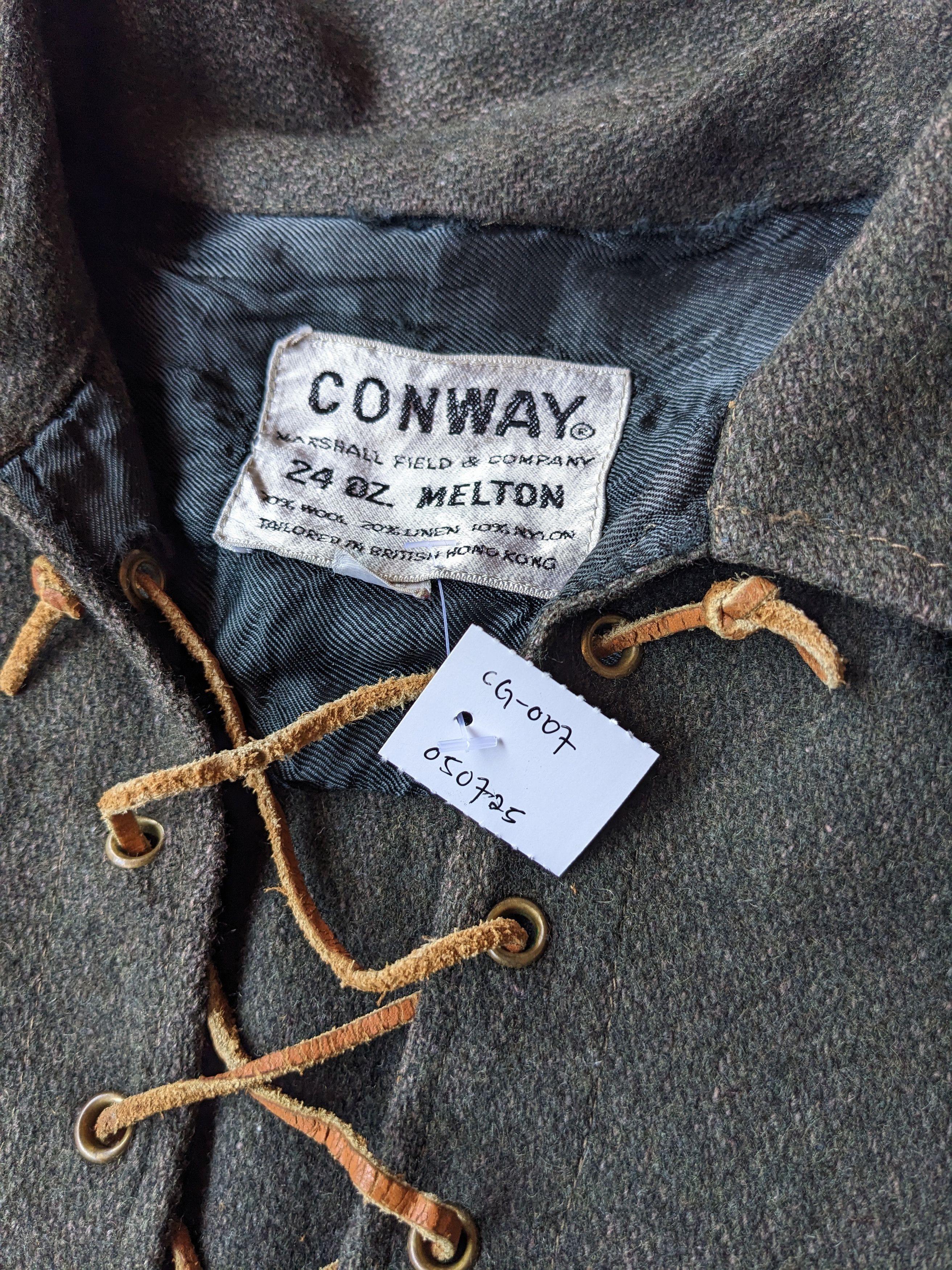 Vintage Conway melton 24oz army jacket Size US L / EU 52-54 / 3 - 7 Thumbnail