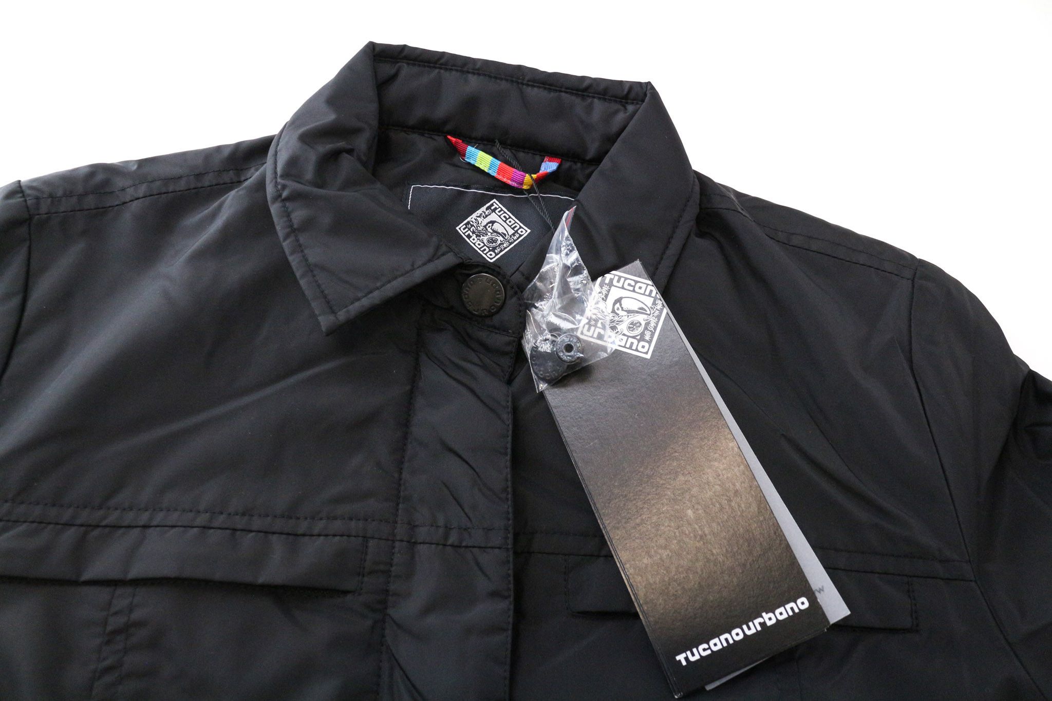 Other MERCOLEDI IT36 Black Windproof Motorcycle Jacket 75648 Size S / US 4 / IT 40 - 3 Thumbnail
