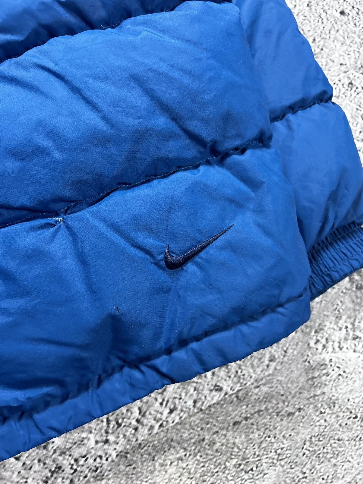 Nike × Vintage Nike puffer jacket blue vintage 90s down Size US S / EU 44-46 / 1 - 8 Thumbnail