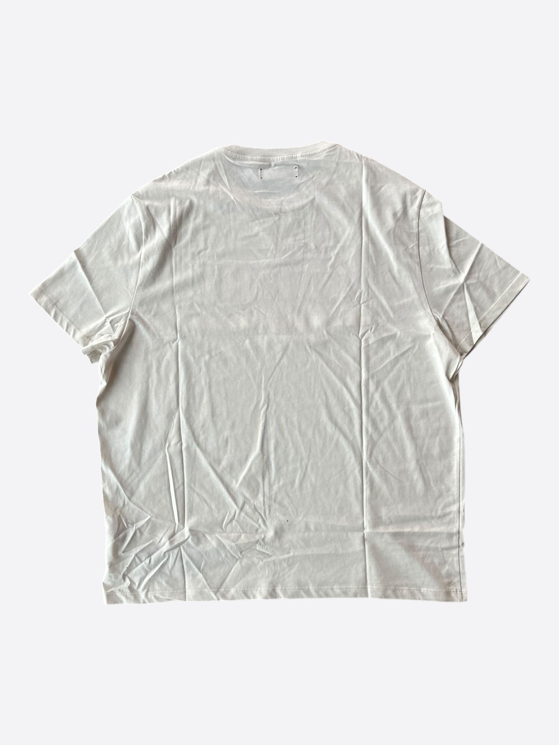 Amiri Amiri Beige & White MA Bar Logo T-Shirt Size US XXL / EU 58 / 5 - 2 Thumbnail