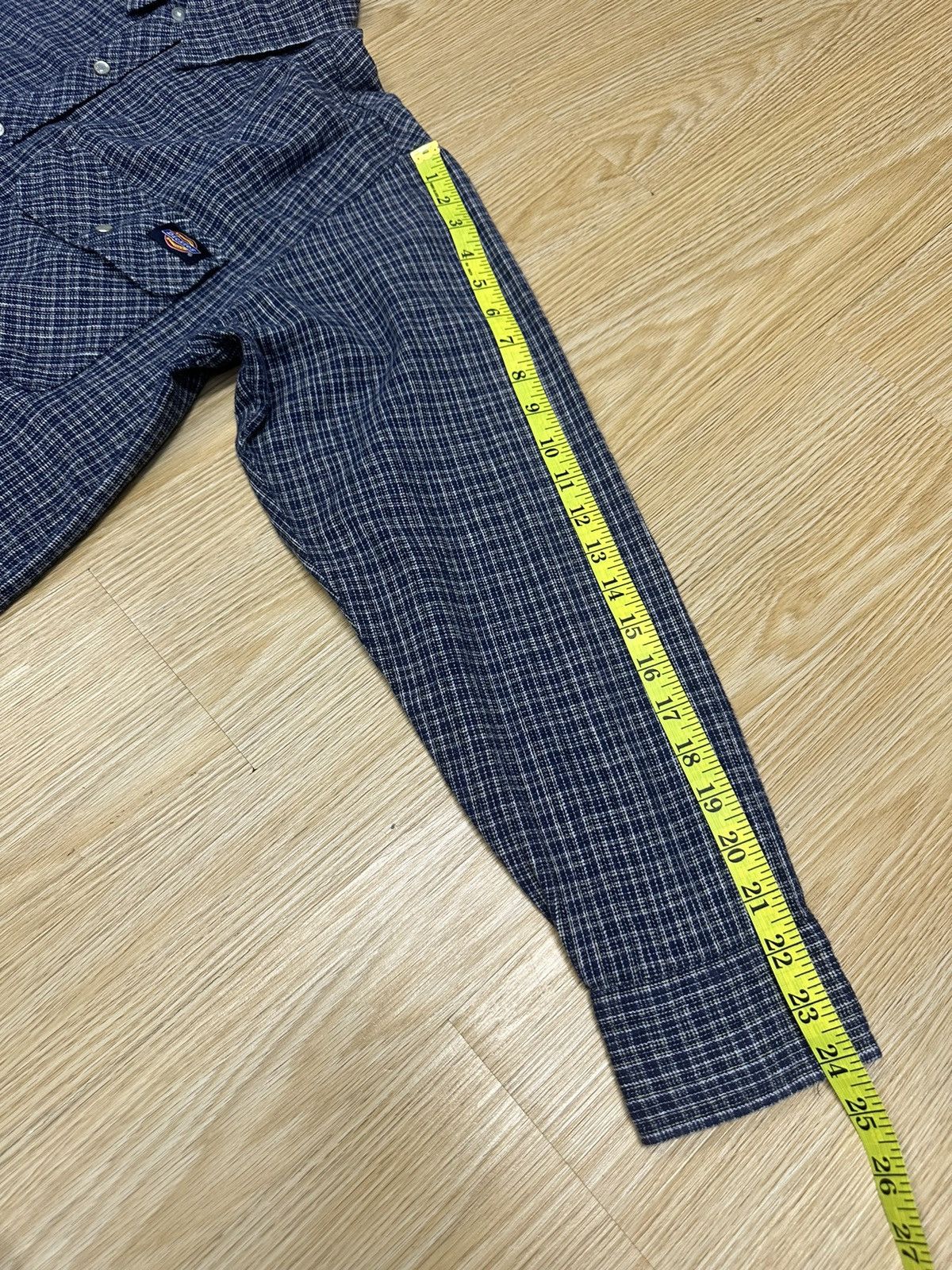 Dickies × Flannel × Vintage Vintage Dickies Flannel Stone Button Baggy Z44 Size US M / EU 48-50 / 2 - 8 Thumbnail