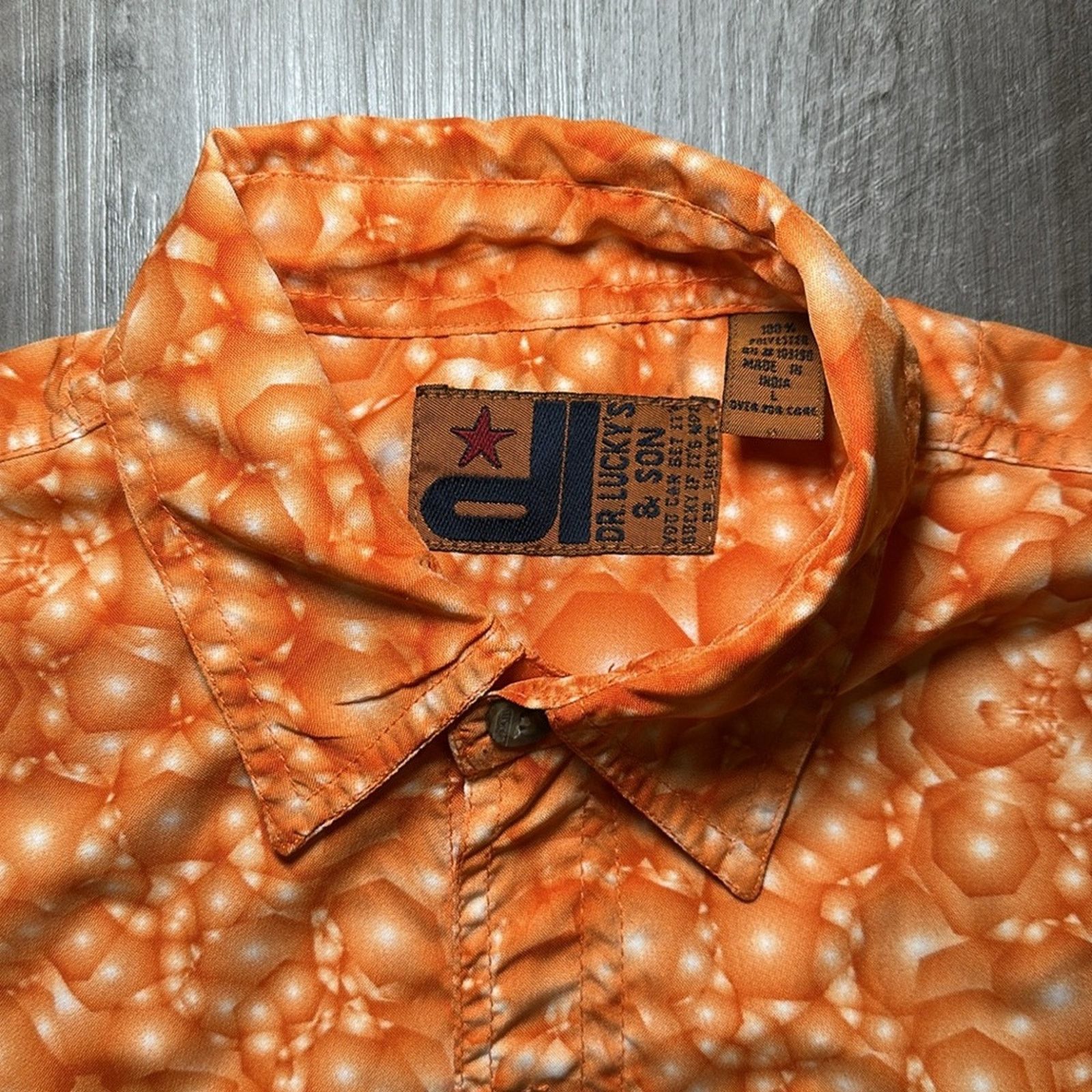 Other Dr. Lucky’s & Son Geo Cube Short Sleeve Button Down - Large Size US L / EU 52-54 / 3 - 6 Thumbnail