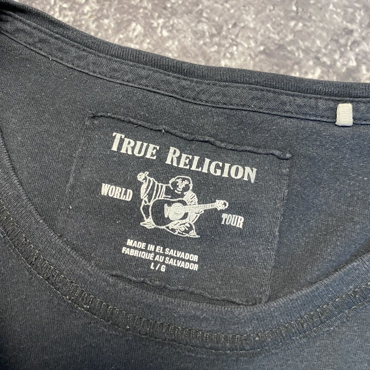 True Religion Designer True religion Big Logo Opium Streetwear tee Size US L / EU 52-54 / 3 - 7 Thumbnail