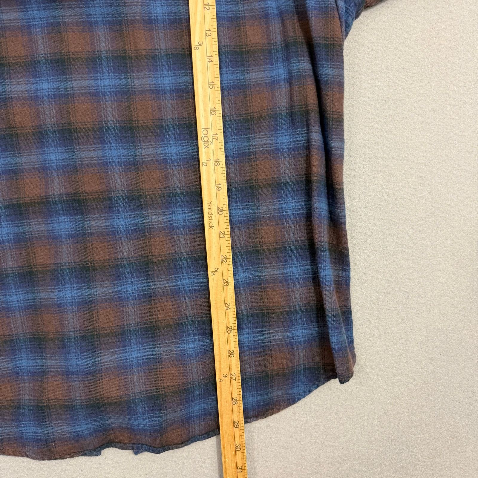 Pendleton Pendleton Mason Flannel Button Down Shirt Large Blue Brown Size US L / EU 52-54 / 3 - 8 Thumbnail