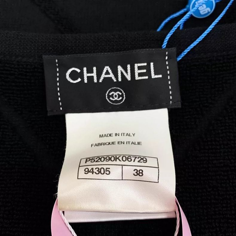 Chanel Chanel Black Sleeveless Fringe Dress Size 38 -2505 Size S / US 4 / IT 40 - 6 Thumbnail