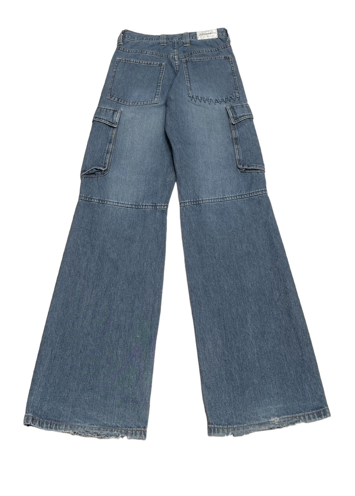 If Six Was Nine × Japanese Brand Rare Design Vintage Brand Double Edge Baggy Jeans 2000s Size US 28 / EU 44 - 2 Thumbnail