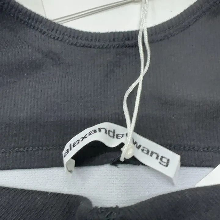 Alexander Wang Alexander Wang SS22 Black Logo Sport Bra - Size XS / US 0-2 / IT 36-38 - 5 Thumbnail