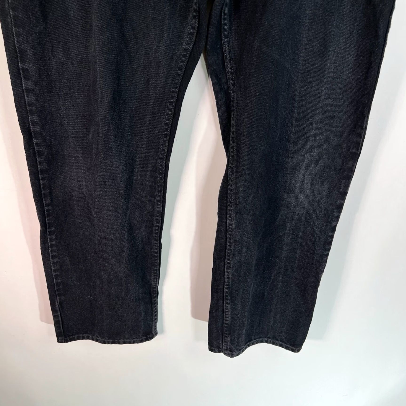 Levi's Levi's 505 Straight Fit Denim Jeans Mens Size 40 Black 40X32 - Levi's - Jeans - Regular - 5-Pocket Design - Dark Wash - USA Theme - 90s - Mens Size US 40 / EU 56 - 3 Thumbnail