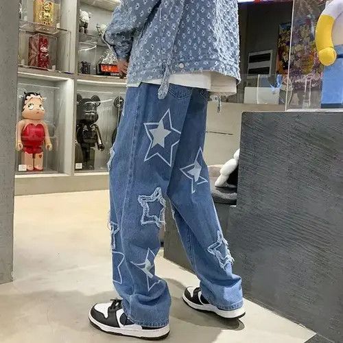 Japanese Brand STAR Graphic Denim Jeans Size US 30 / EU 46 - 2 Thumbnail