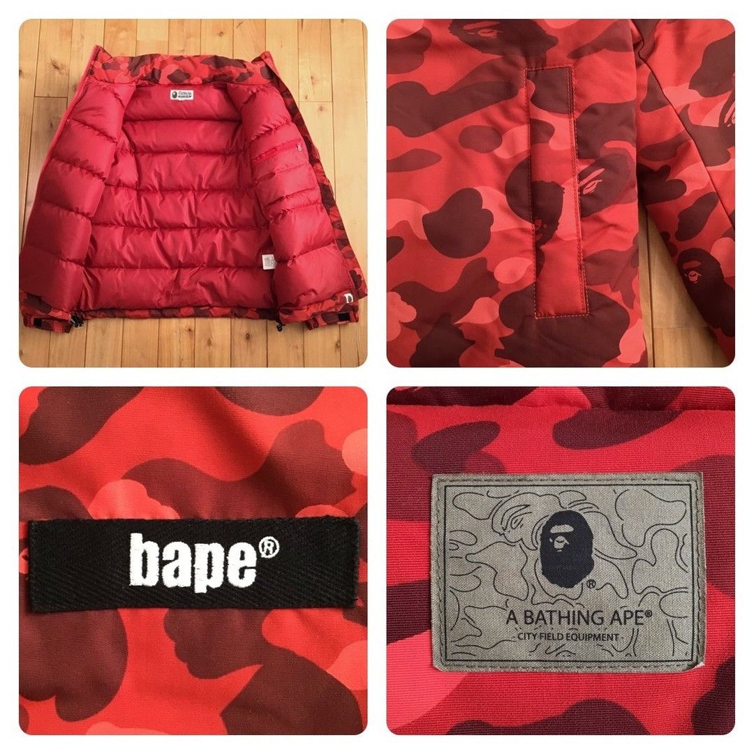 Bape BAPE Red Camo Puffer Down Jacket a bathing ape Size US M / EU 48-50 / 2 - 5 Thumbnail