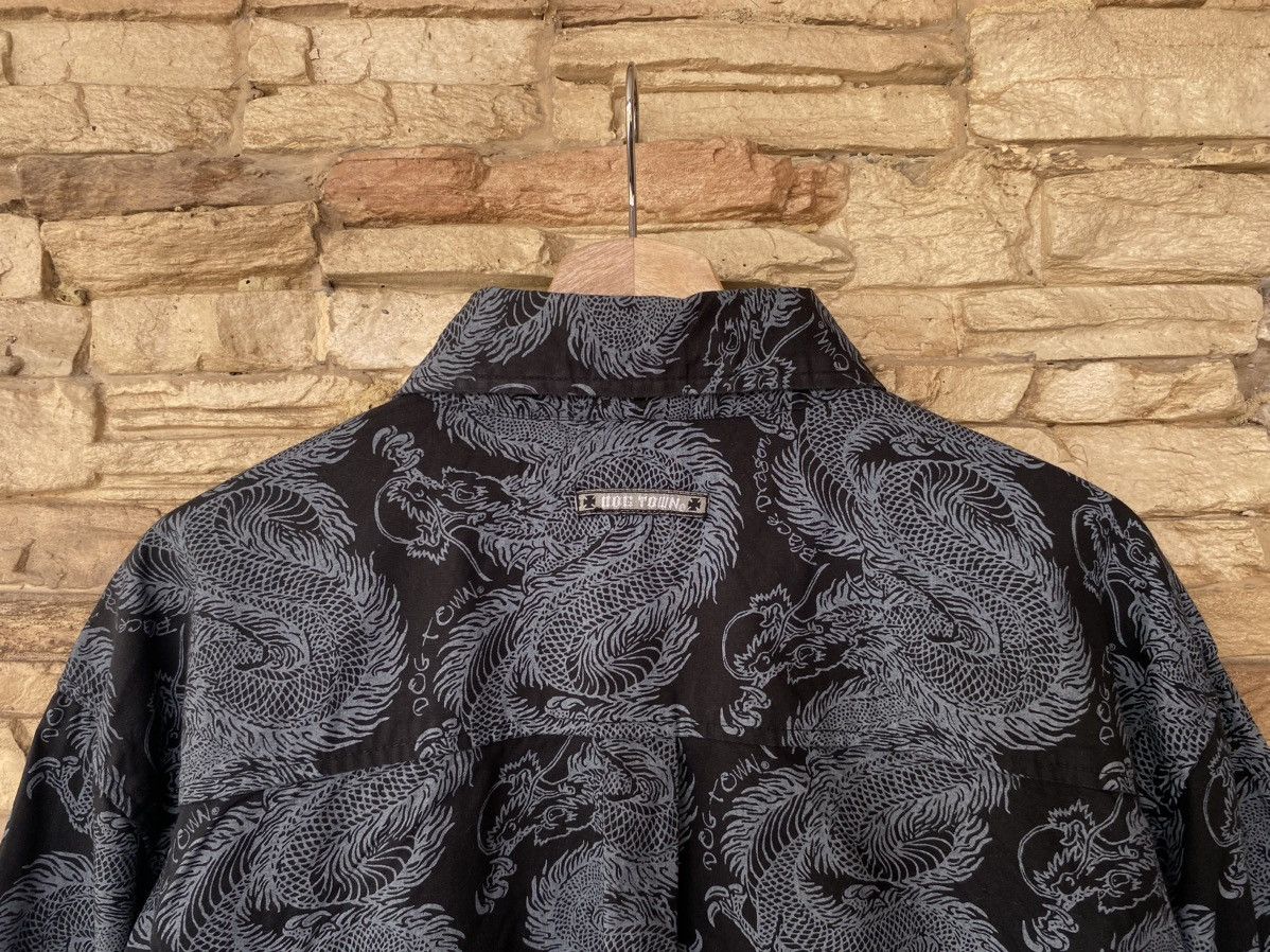 Vintage Rare Vintage Dogtown Dragon Longsleeve Button Up Shirt Size US XXL / EU 58 / 5 - 15 Thumbnail
