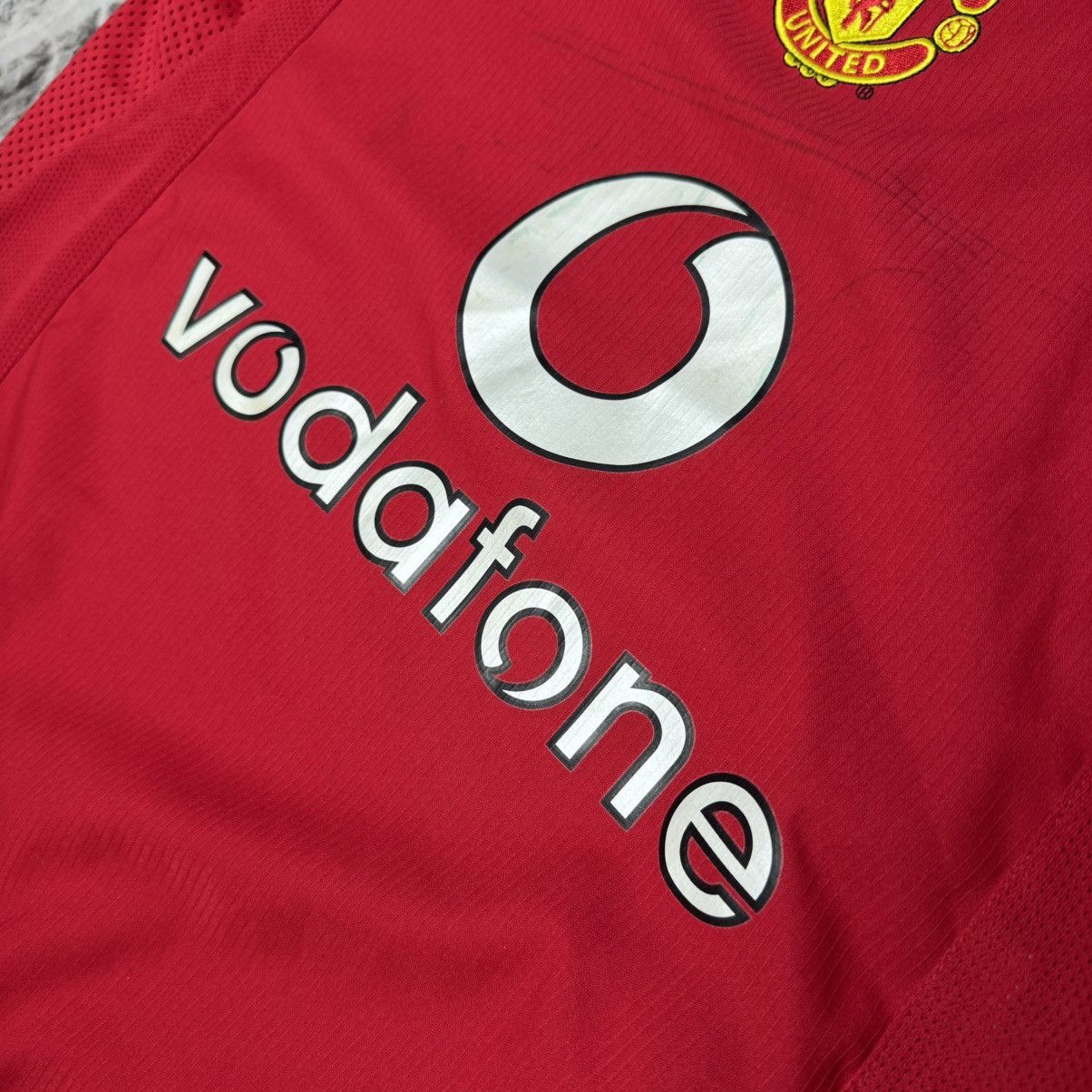 Nike × Vintage Nike Manchester United Jersey 2004 Vodafone Size US S / EU 44-46 / 1 - 5 Thumbnail