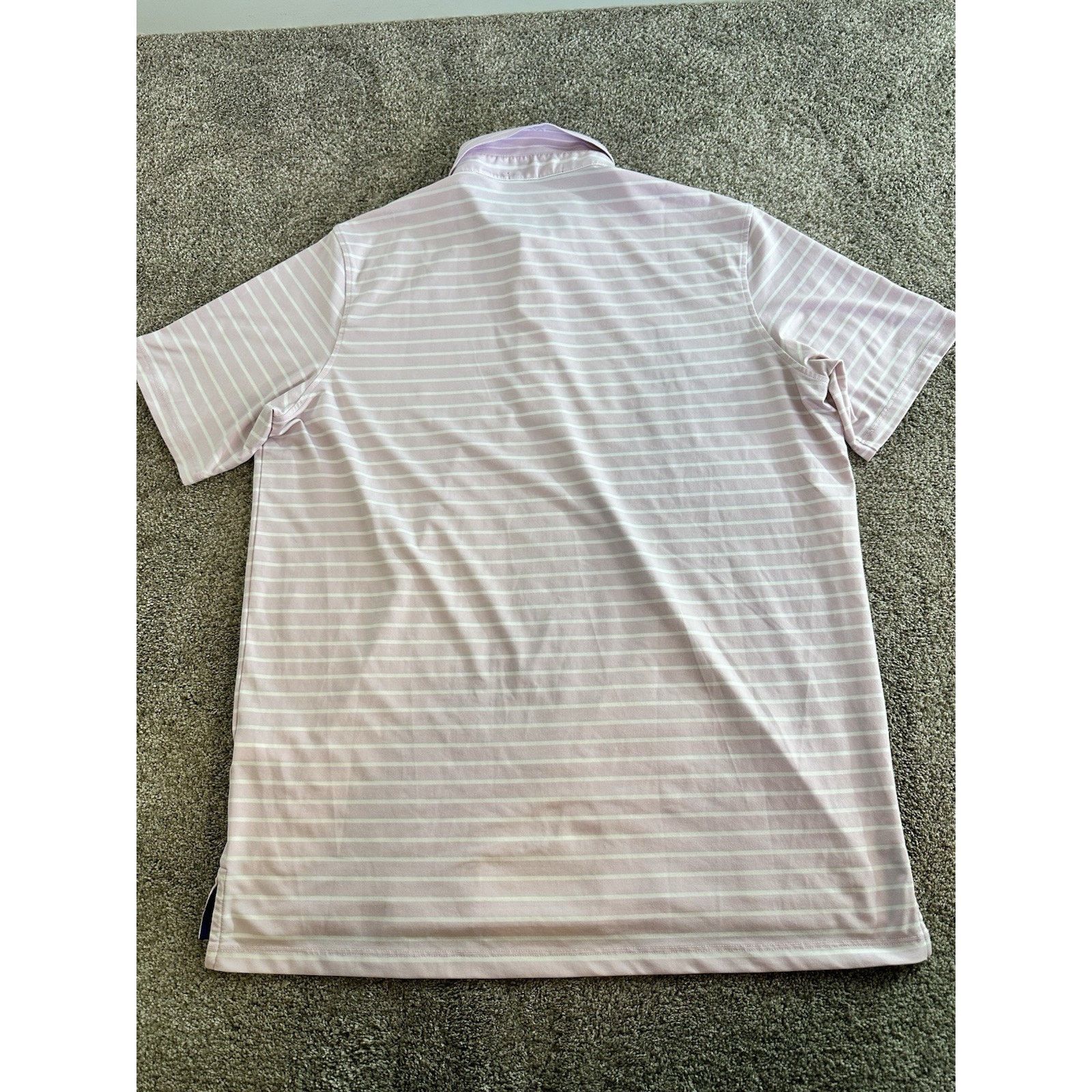 Other Greyson Polo Shirt Mens L Pink Striped Short Sleeve Size US L / EU 52-54 / 3 - 7 Thumbnail