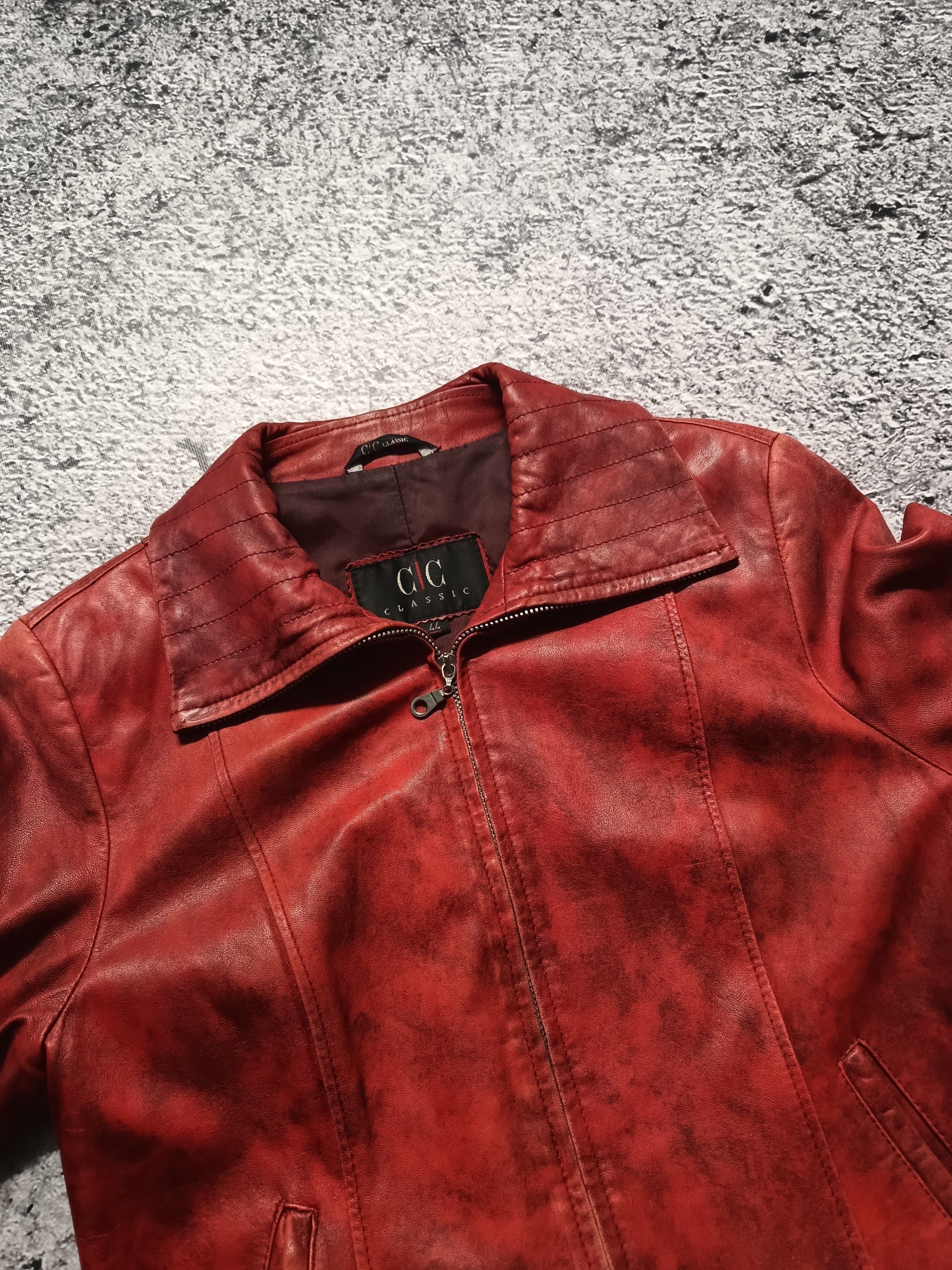 Vintage Vintage Faded Leather Jacket Size M / US 6-8 / IT 42-44 - 2 Thumbnail