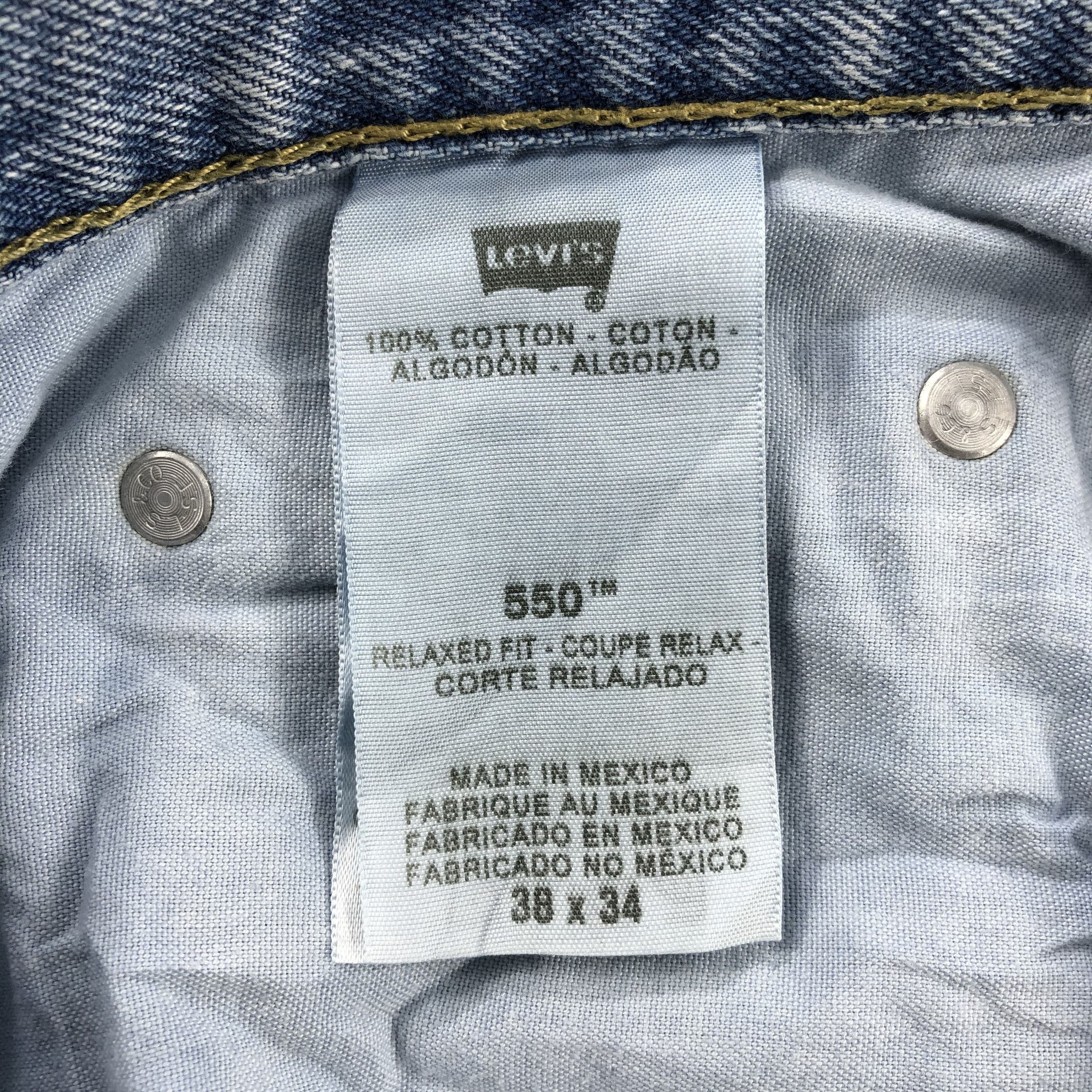Levi's × Vintage Vintage Light Wash Levis 550 Jeans-JM1812 Size US 38 / EU 54 - 10 Thumbnail