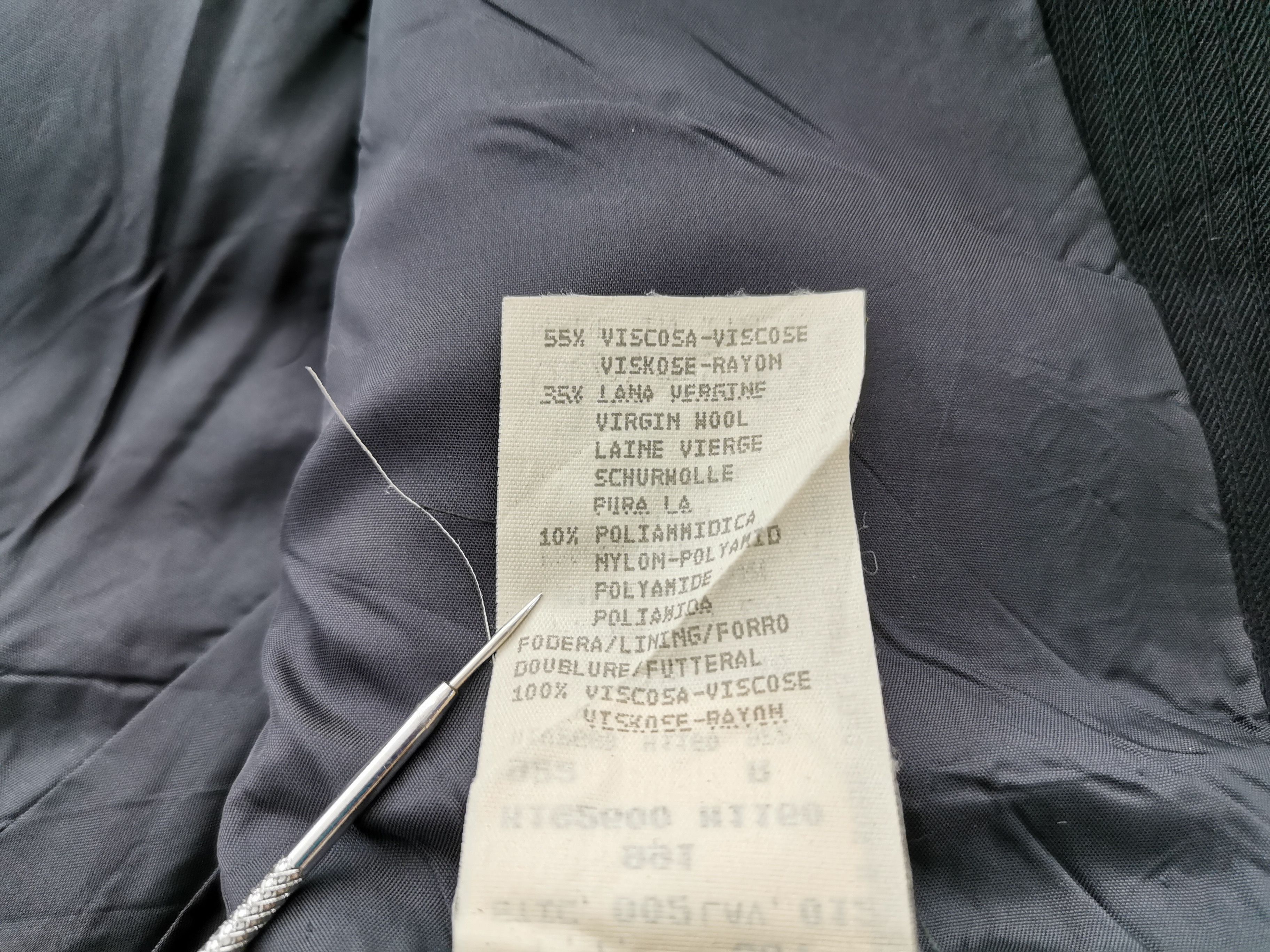 Emporio Armani Vintage Emporio Armani Wool Blazer Coat Made In Italy Size 42S - 7 Thumbnail