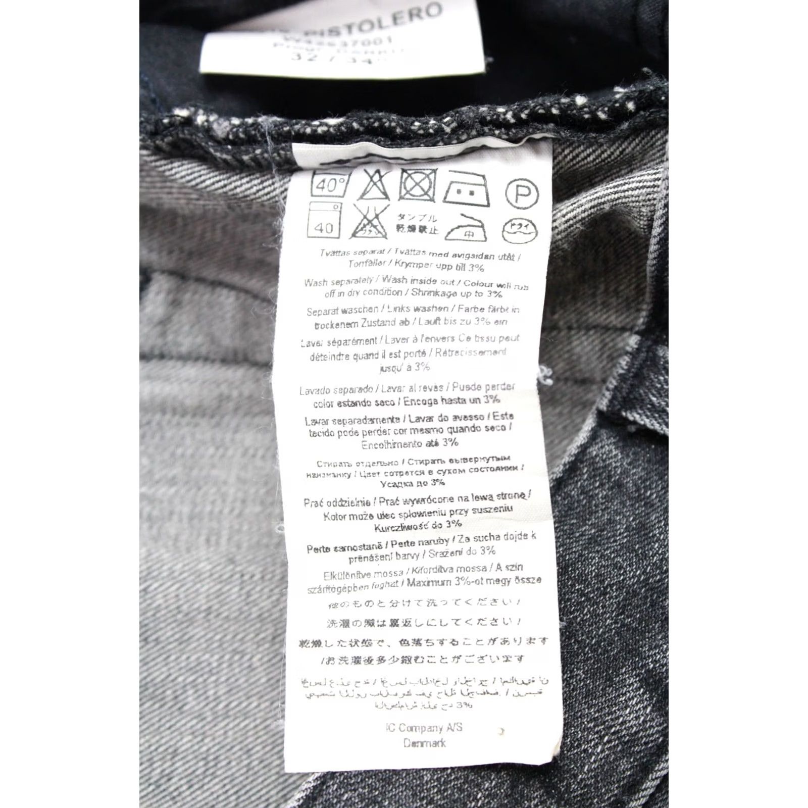 Tiger of Sweden Tiger Of Sweden Pistolero Darko Jeans Slim Men W32/L34 Black 34 Inseam Whiskers Ripped Size US 32 / EU 48 - 7 Thumbnail