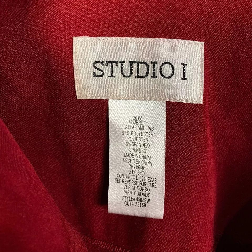 Other Studio I Blazer Jacket Women's Size 20W Polyester 4 Button Size 3XL / US 20-22 - 3 Thumbnail