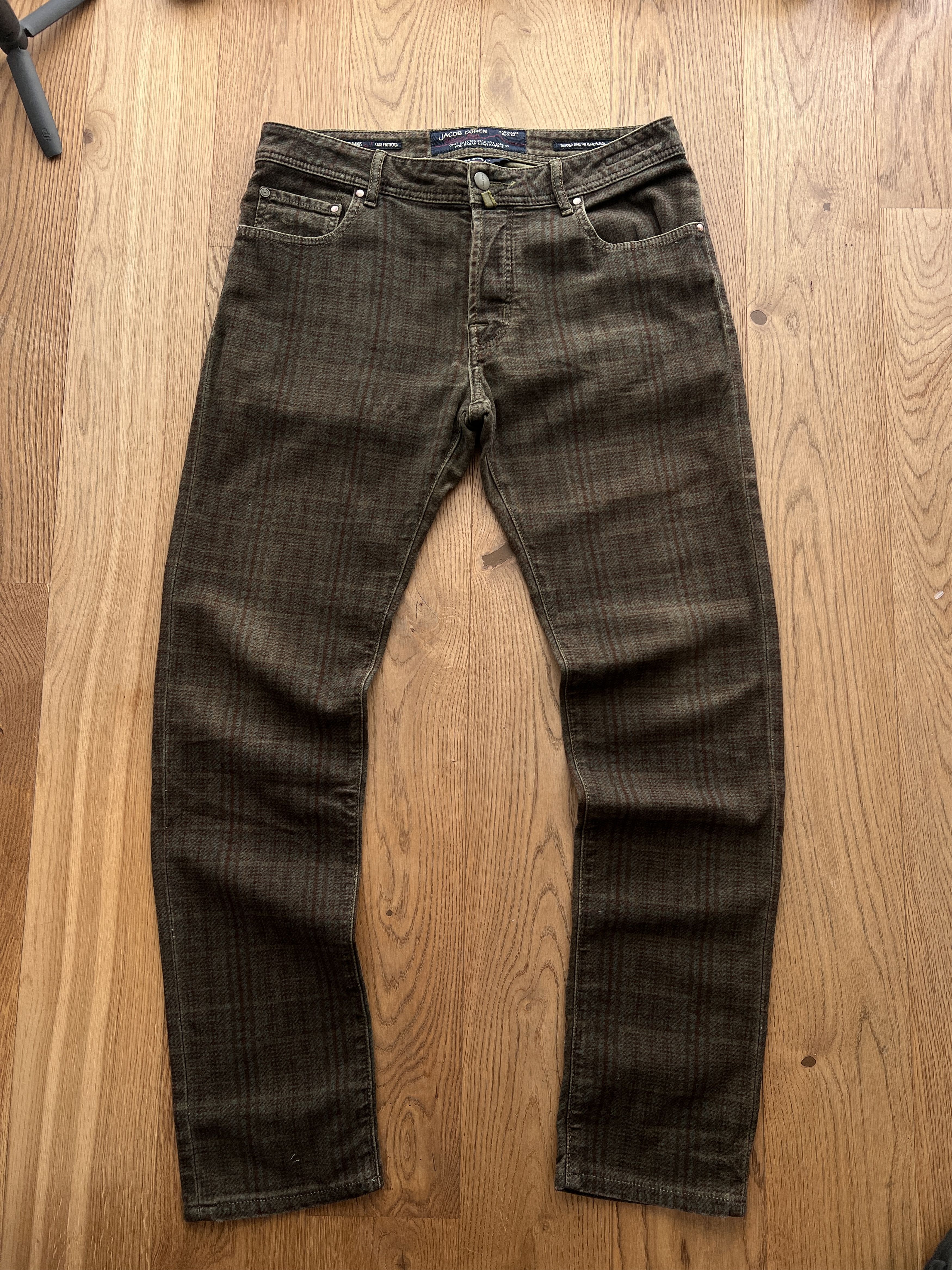 Jacob Cohen Jacob Cohën Handmade designer pants striped plaid checked Size US 35 - 24 Thumbnail
