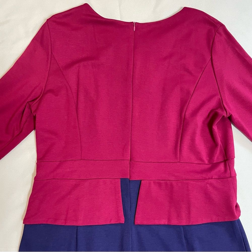 Other NWT New HOMEYEE Elegant Cut Out 3/4 Sleeve Business Pencil Size XXL / US 16-18 / IT 52-54 - 6 Thumbnail