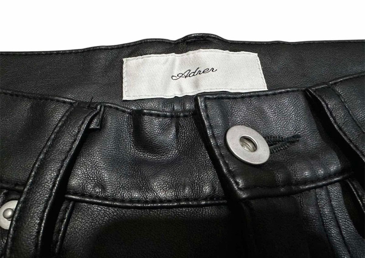 If Six Was Nine × Japanese Brand × Le Grande Bleu (L.G.B.) 🔥Japanese Y2K Adrer Leather Pants Flared Goth Punk Size US 31 - 7 Thumbnail