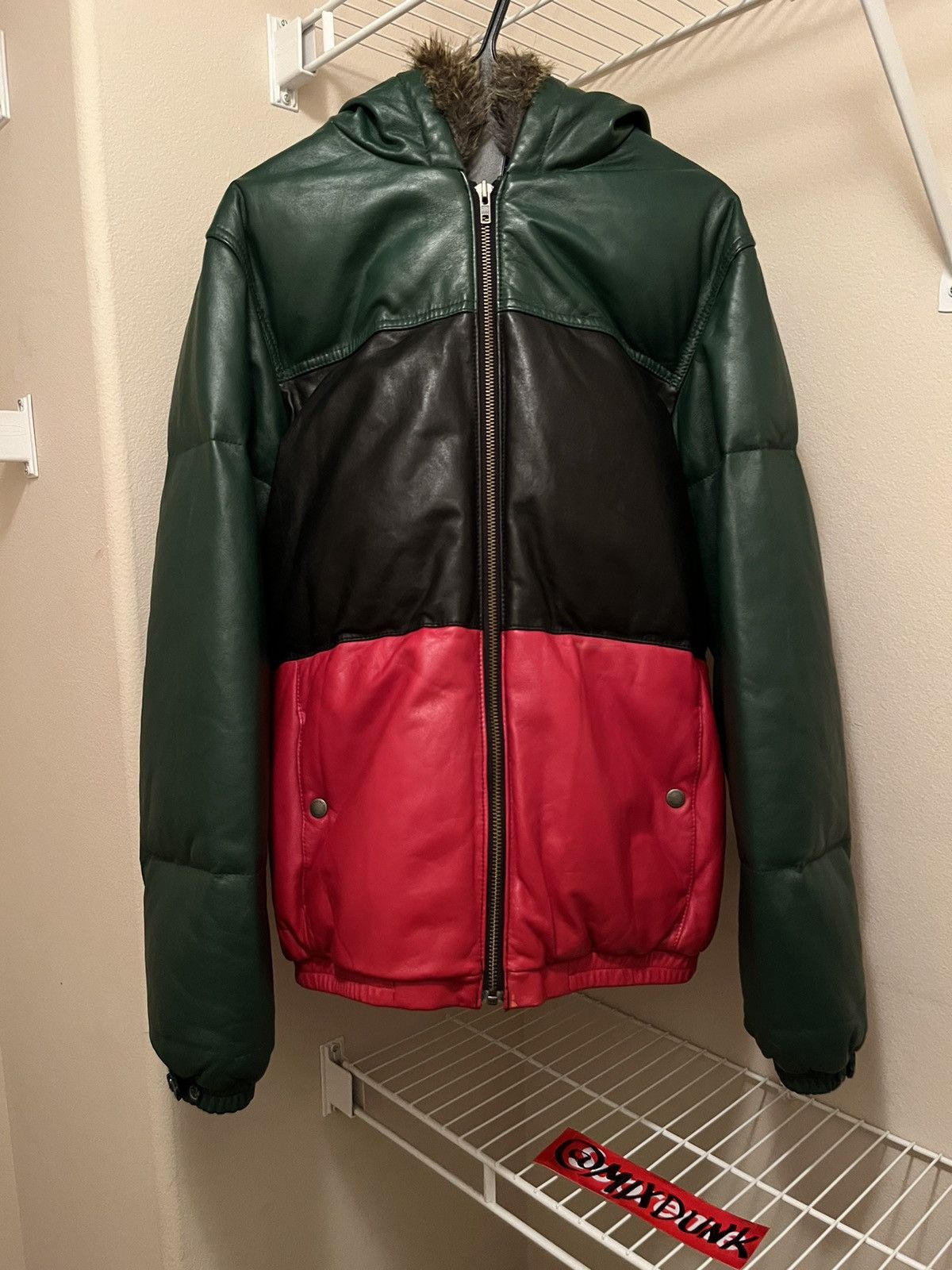 Supreme Supreme FW12 Leather Down Jacket “Gucci” Large | Grailed