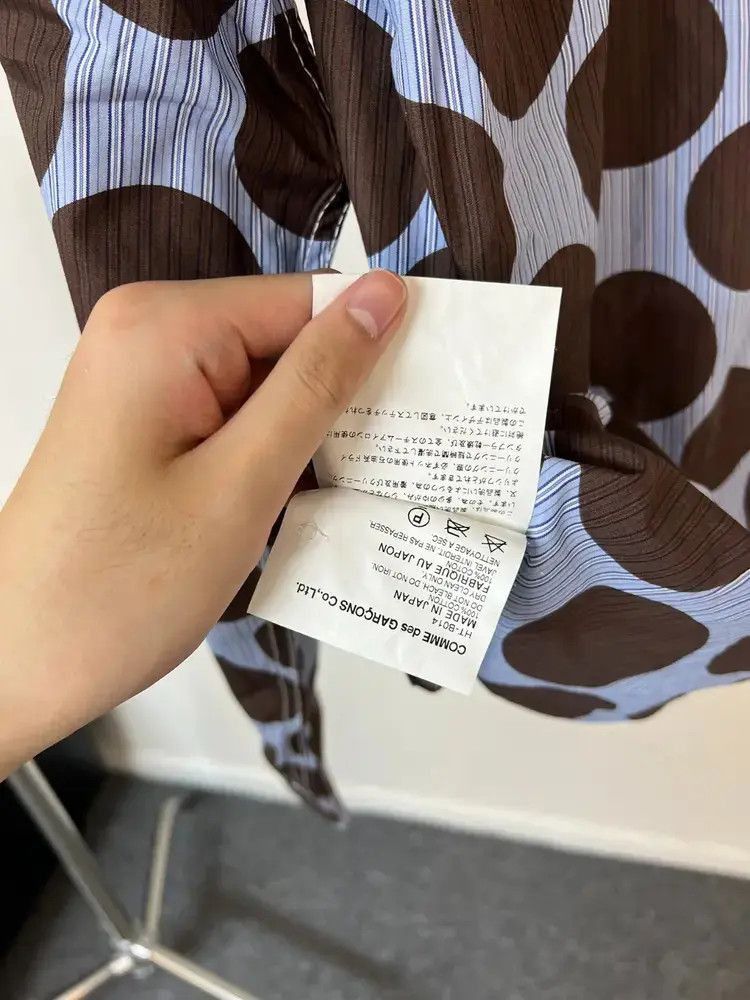 Comme des Garcons Comme des Garcons Homme polka dot shirt Size US L / EU 52-54 / 3 - 7 Thumbnail