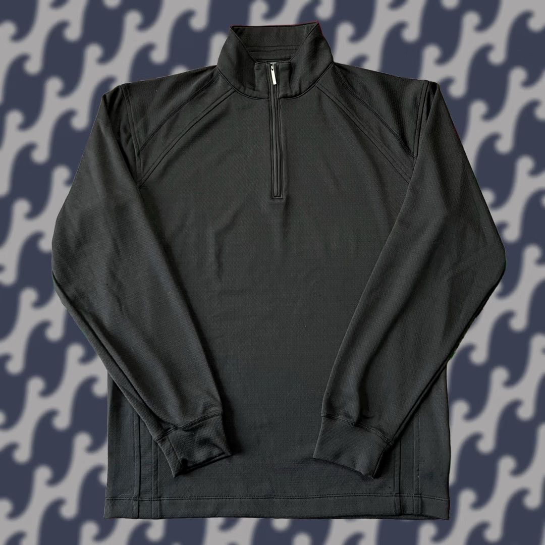Nike Nike Dri-Fit Golf Pullover Mens Small Black 1/4 Zip Long Sleeve Stretch D1 Size US S / EU 44-46 / 1 - 1 Thumbnail