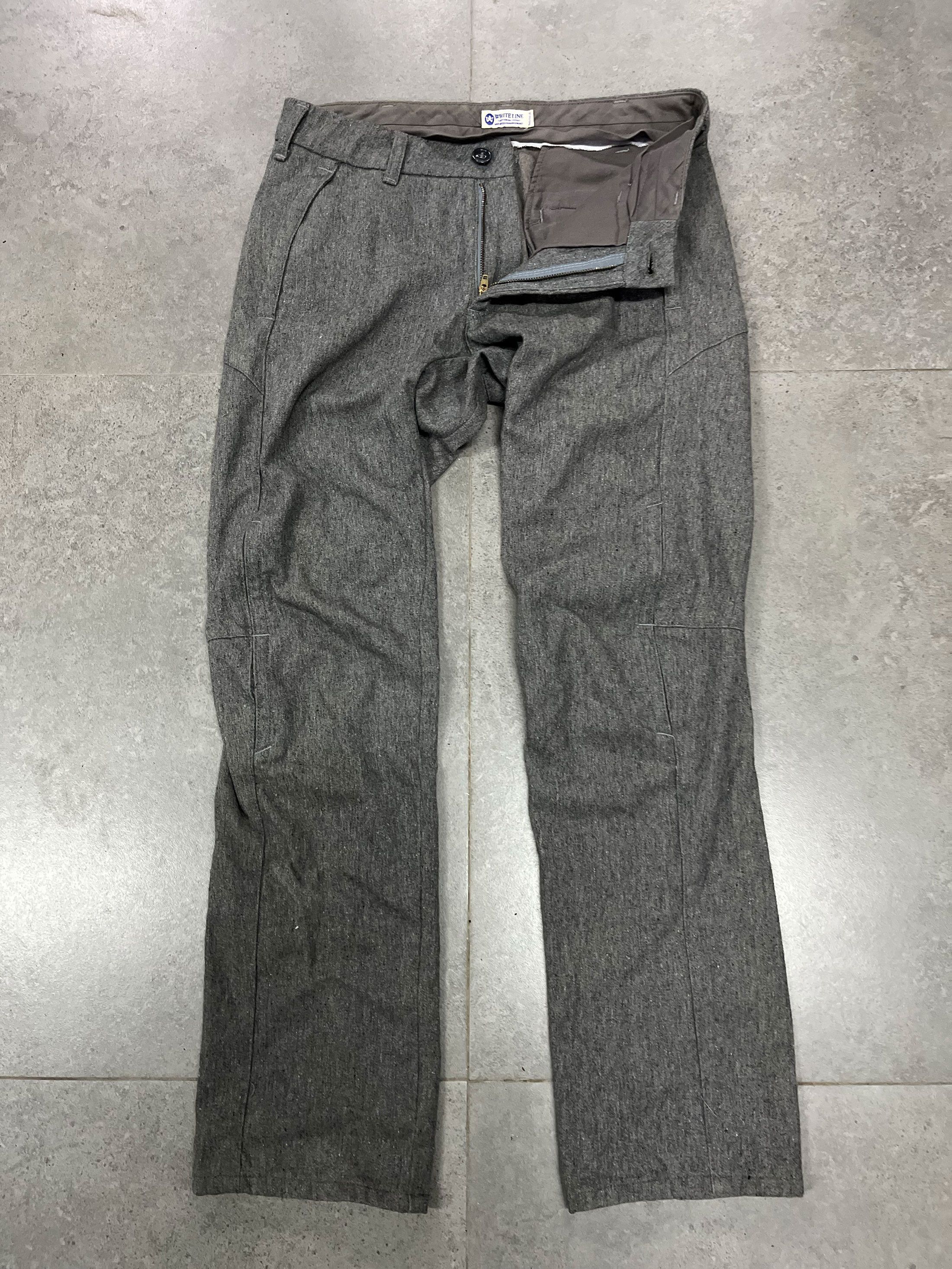 Craftsman × Designer × Japanese Brand White Line Japan Knee Ankle Pant Salt Pepper Size US 32 / EU 48 - 1 Thumbnail