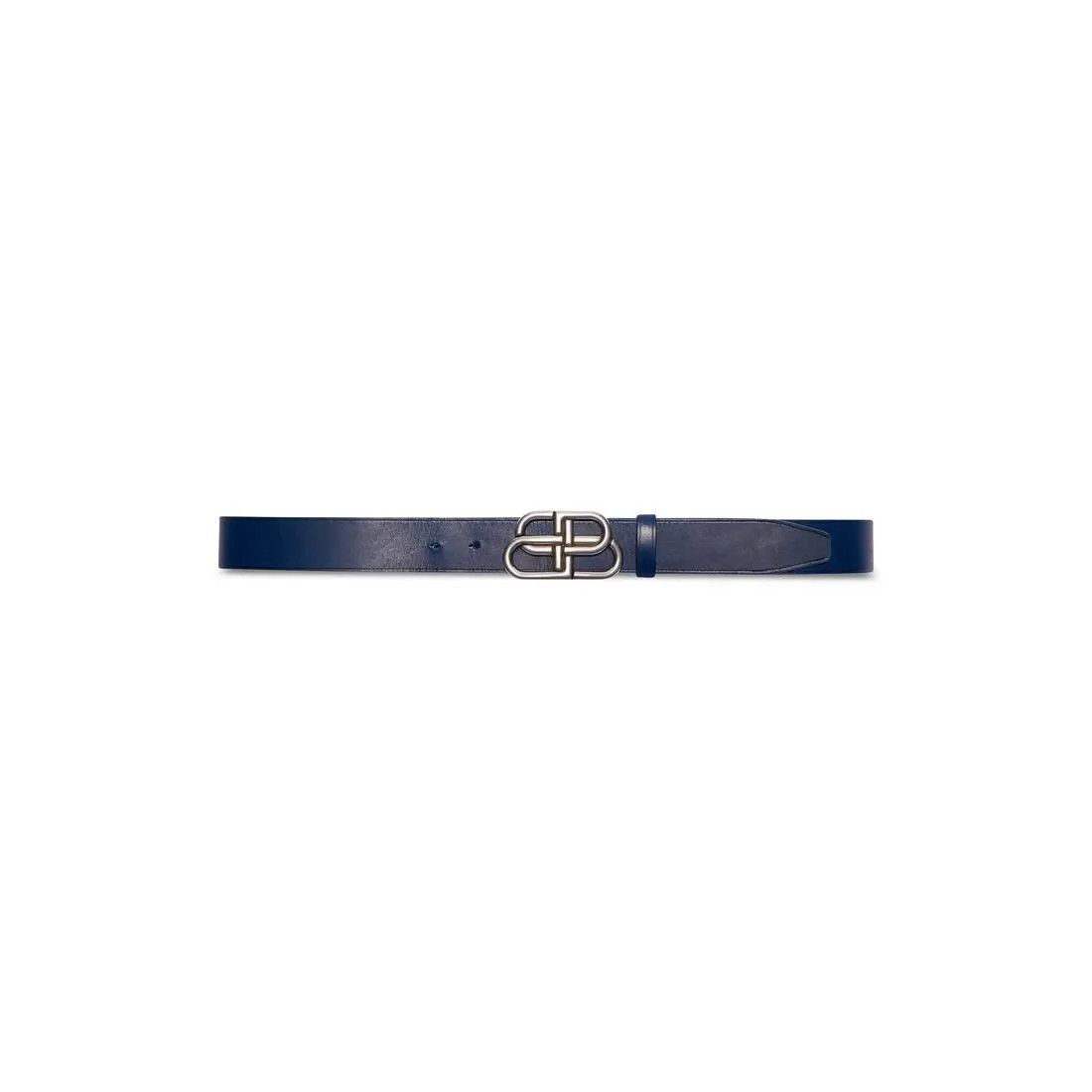 Balenciaga o1la1rc1a0725 Size: 70 / BB Large Belt in Dark Blue Size 28 - 1 Thumbnail