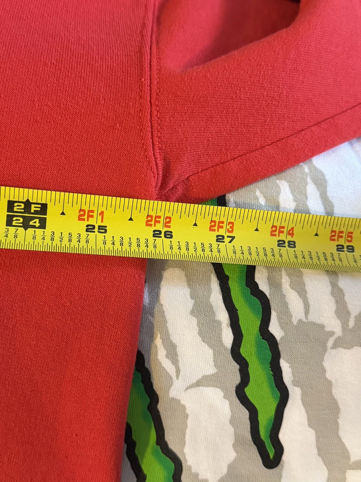 Champion vtg 90s champion red crewneck sweatshirt snall logo Size US XL / EU 56 / 4 - 7 Thumbnail