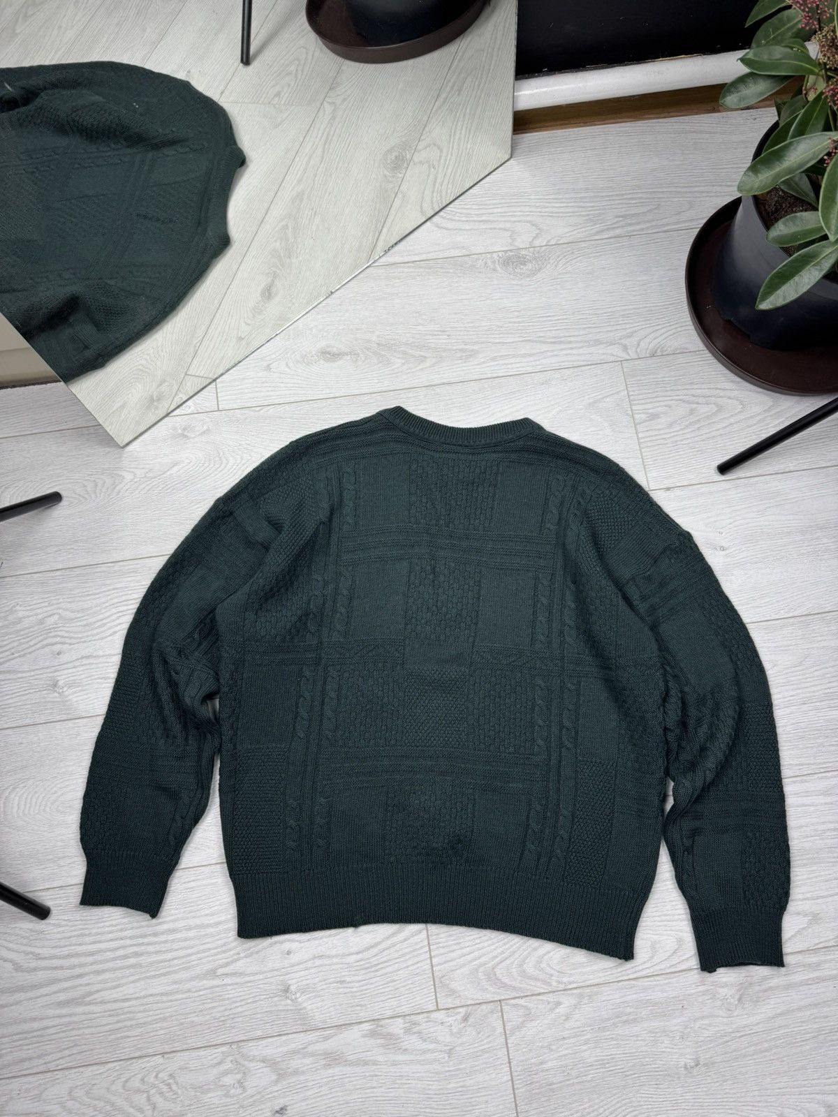 Lacoste × Vintage Lacoste Vintage Sweater Knit Casual Green 90s Hype Rare Size US L / EU 52-54 / 3 - 7 Thumbnail