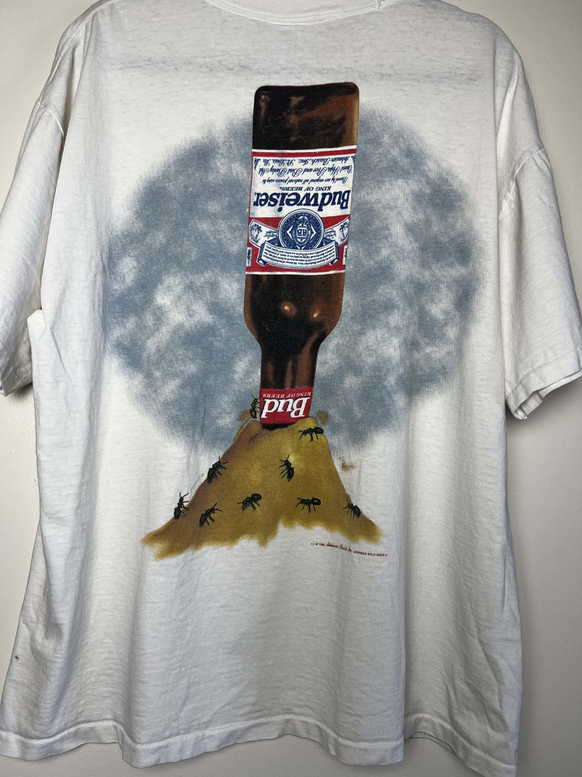 Budweiser Vintage 1995 Wild Oats Budweiser T-Shirt Size US XL / EU 56 / 4 - 10 Thumbnail