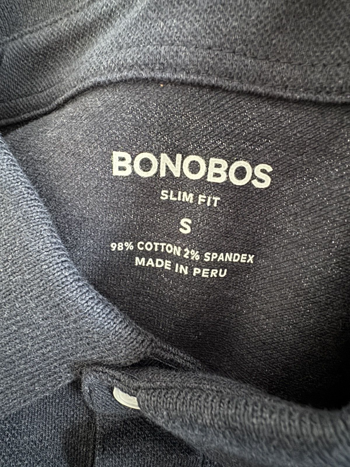 Bonobos Bonobos NWOT Men's Stretch Pique Polo in Navy Slim Fit Small Size US S / EU 44-46 / 1 - 8 Thumbnail