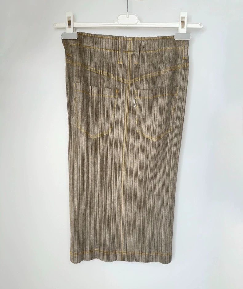 Issey Miyake issey miyake size:5 Pleated denim skirt Size 42" / US 20 - 3 Thumbnail