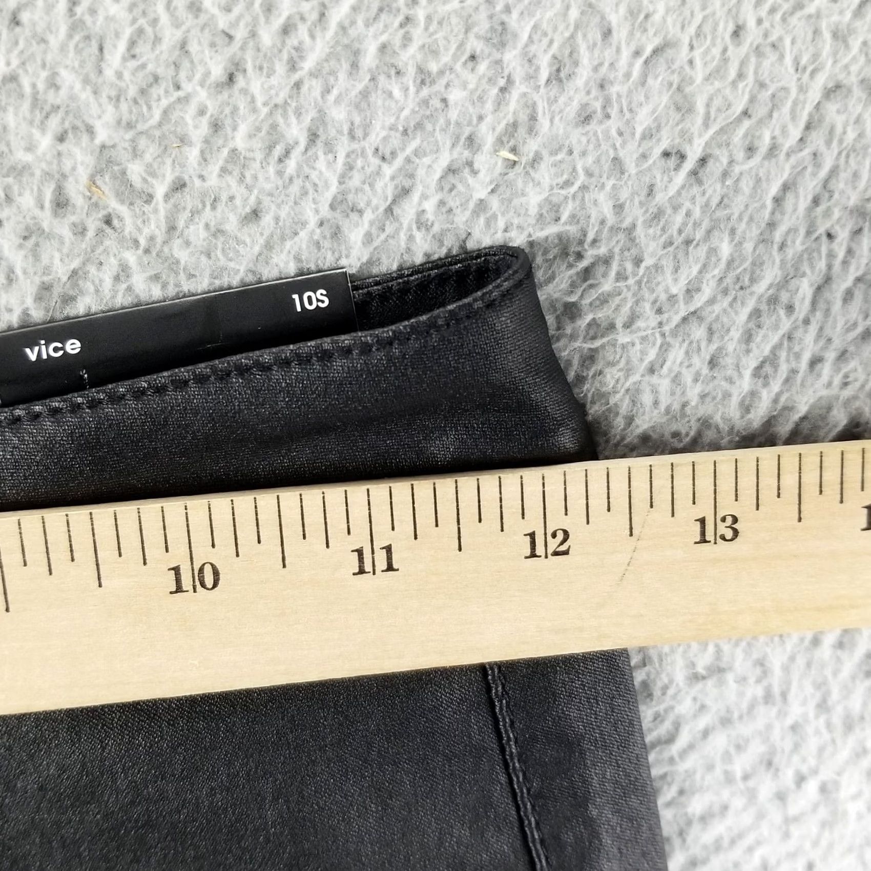 Missguided Misguided Vice Black Jeans Skinny Motorcycle 6P Petite High Rise Denim Womens Jeans 24 x 25 Black Body Stretch 90s Theme Motorcycle Size 42" / US 20 - 6 Thumbnail