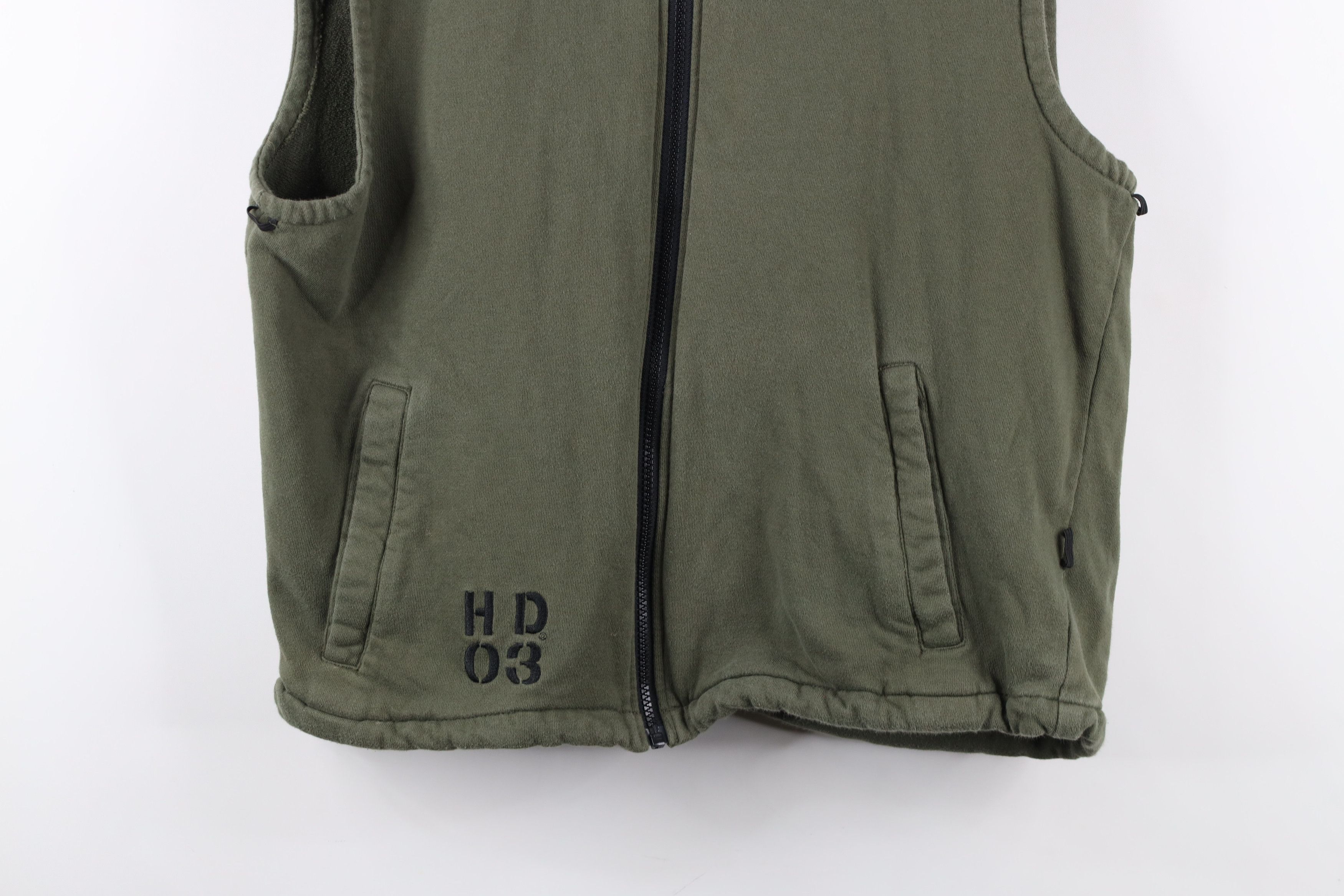 Harley Davidson × Vintage Vintage Y2K Harley Davidson Sleeveless Hoodie Sweatshirt Size US S / EU 44-46 / 1 - 3 Thumbnail
