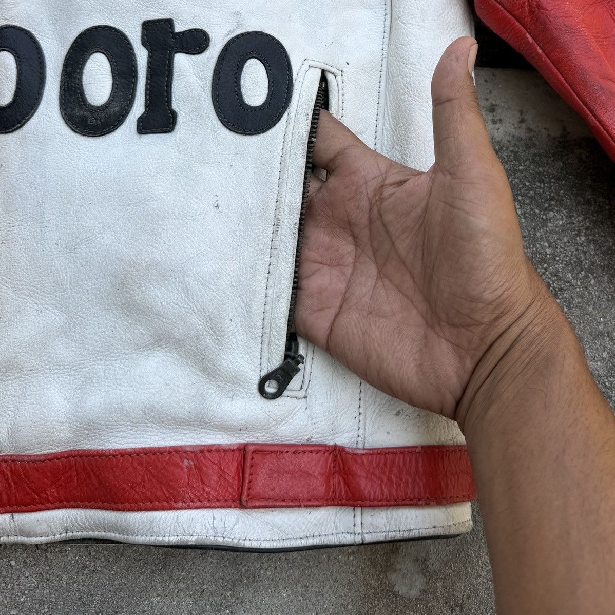Marlboro Rare 90s Vintage Marlboro Racing Motorsport Leather Jacket Size US M / EU 48-50 / 2 - 10 Thumbnail