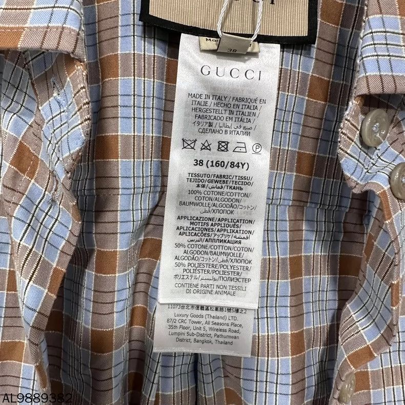 Gucci Gucci Size 38 Avocado dog short shirt 2502-Nextarrow Size US XS / EU 42 / 0 - 5 Thumbnail